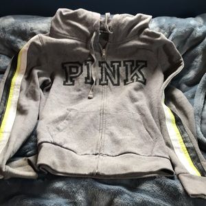 Pink zip up